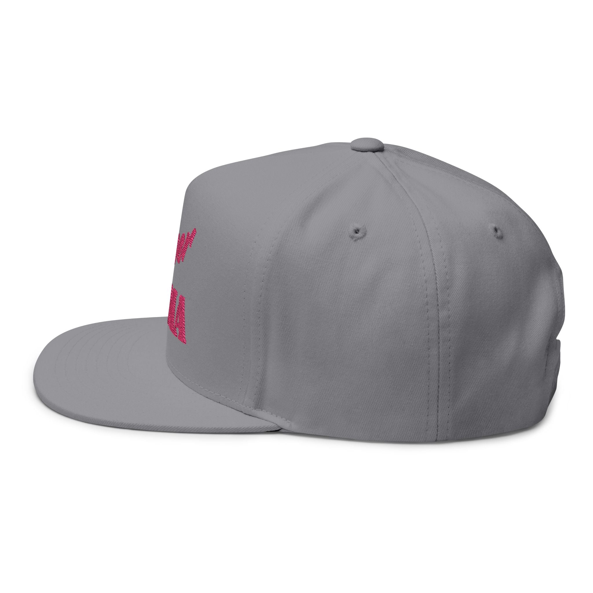 Cheer Mama Embroidered Flat Bill Cap — Cheer Mom Snapback Hat