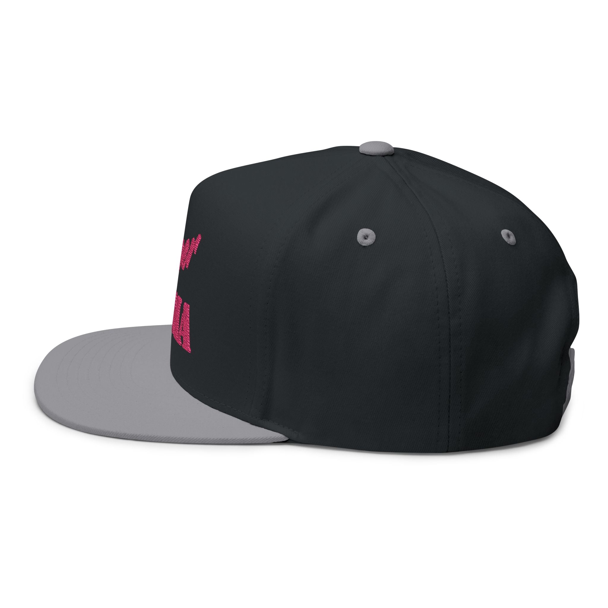 Cheer Mama Embroidered Flat Bill Cap — Cheer Mom Snapback Hat