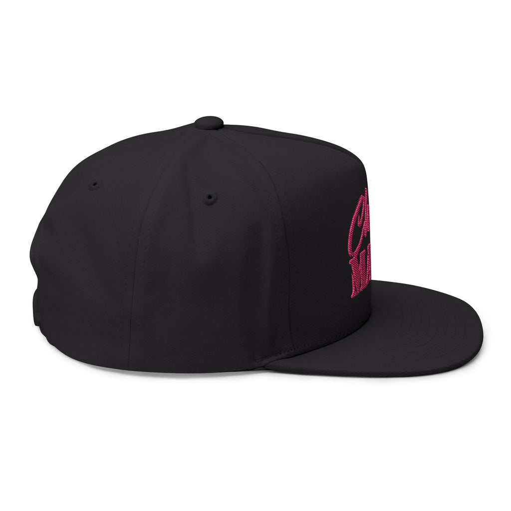 Cheer Mama Embroidered Flat Bill Cap — Cheer Mom Snapback Hat
