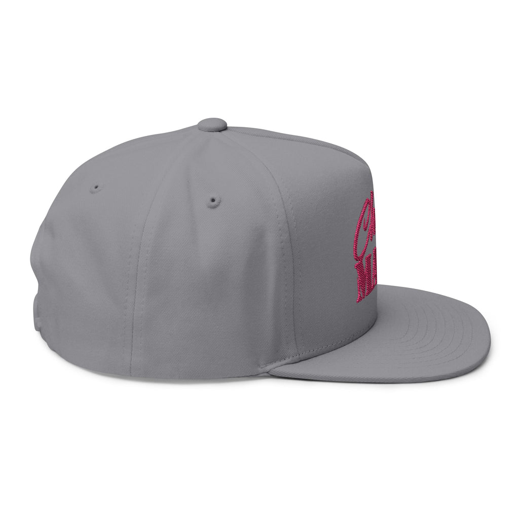 Cheer Mama Embroidered Flat Bill Cap — Cheer Mom Snapback Hat