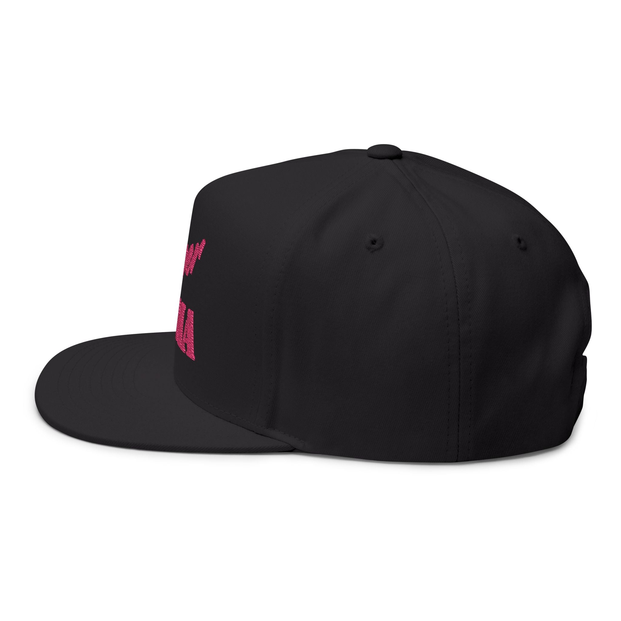 Cheer Mama Embroidered Flat Bill Cap — Cheer Mom Snapback Hat