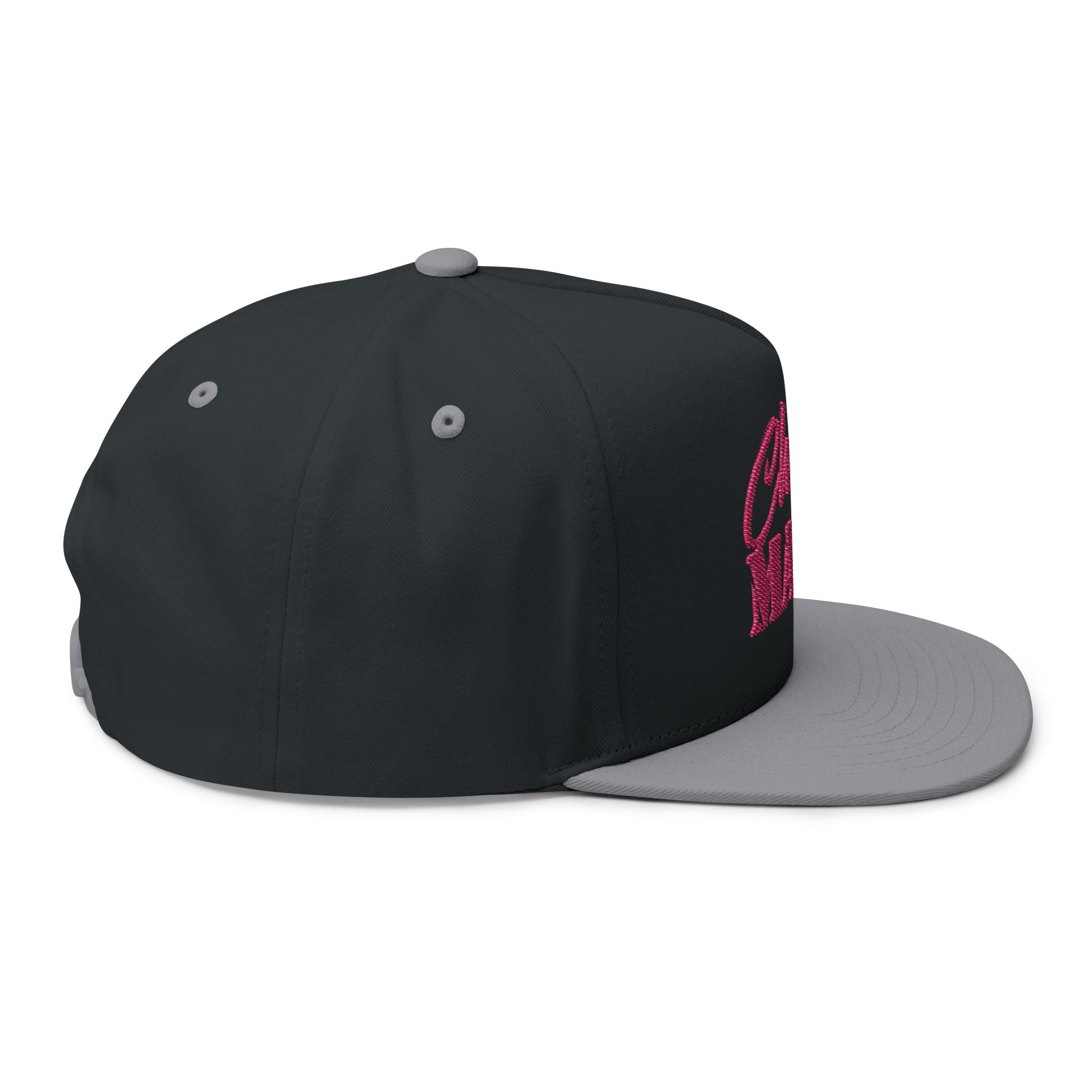 Cheer Mama Embroidered Flat Bill Cap — Cheer Mom Snapback Hat